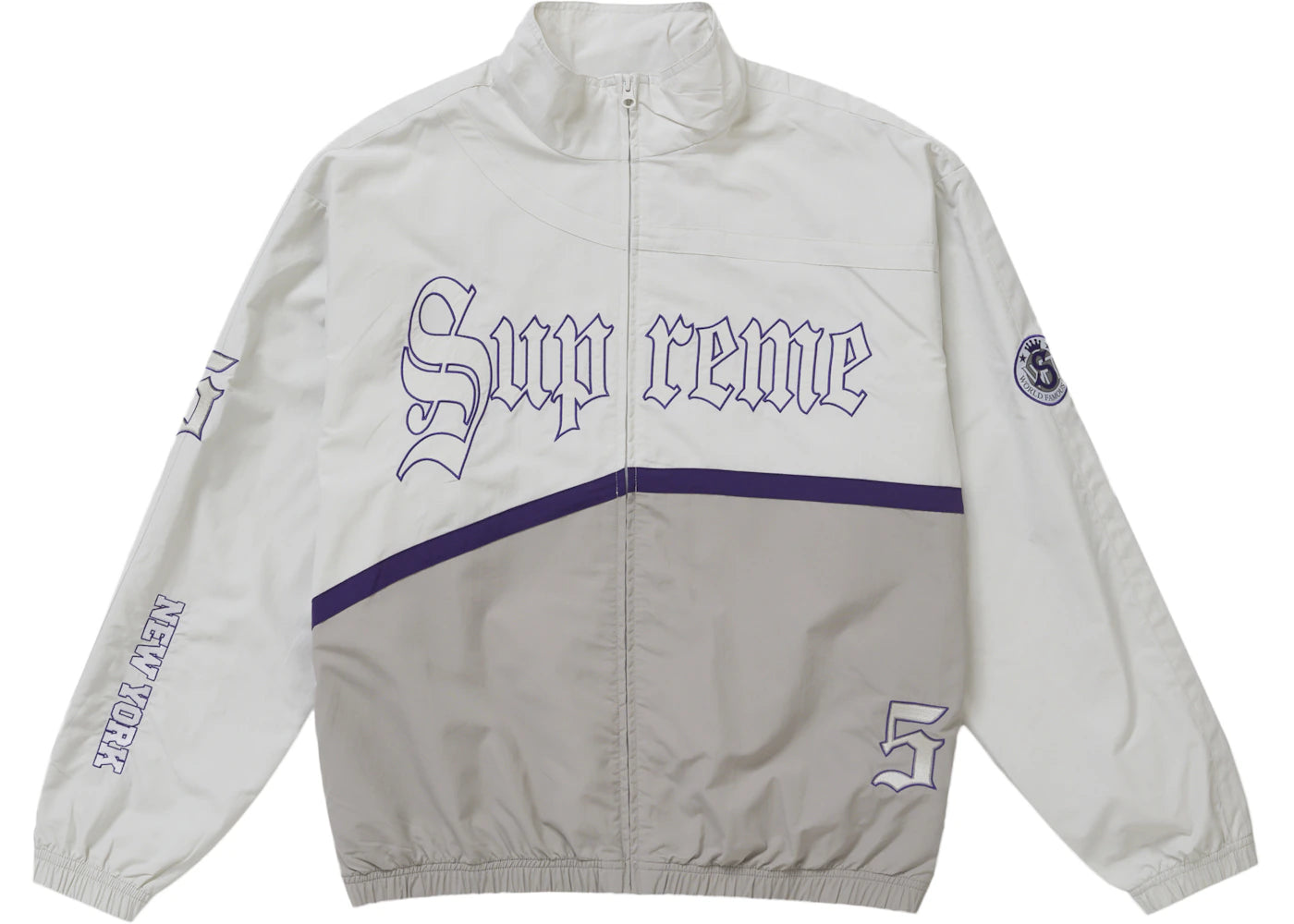 Supreme Old English Track Jacket White