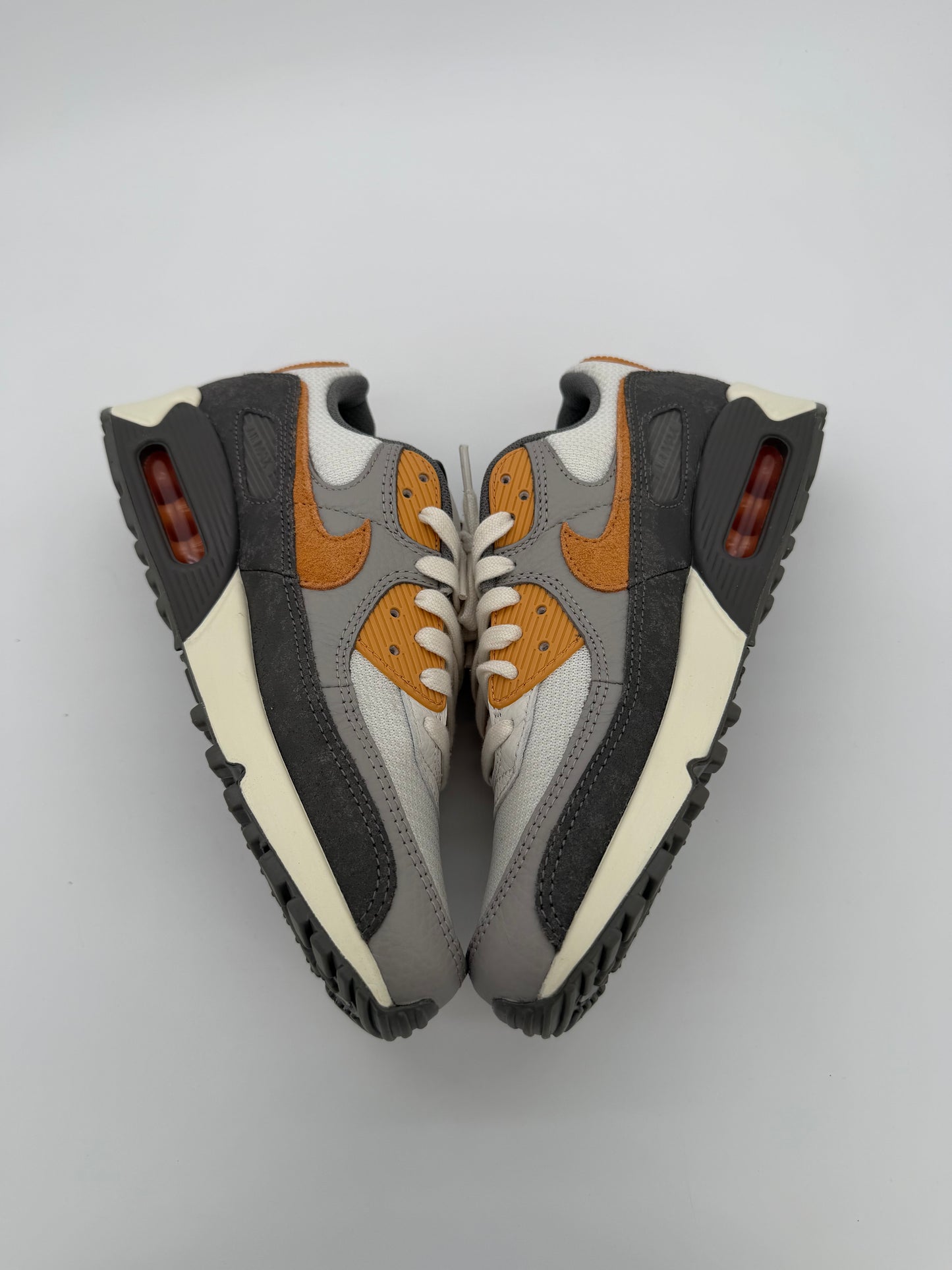 Nike Air Max 90 Premium Flat Pewter College Grey Phantom Copper Moon