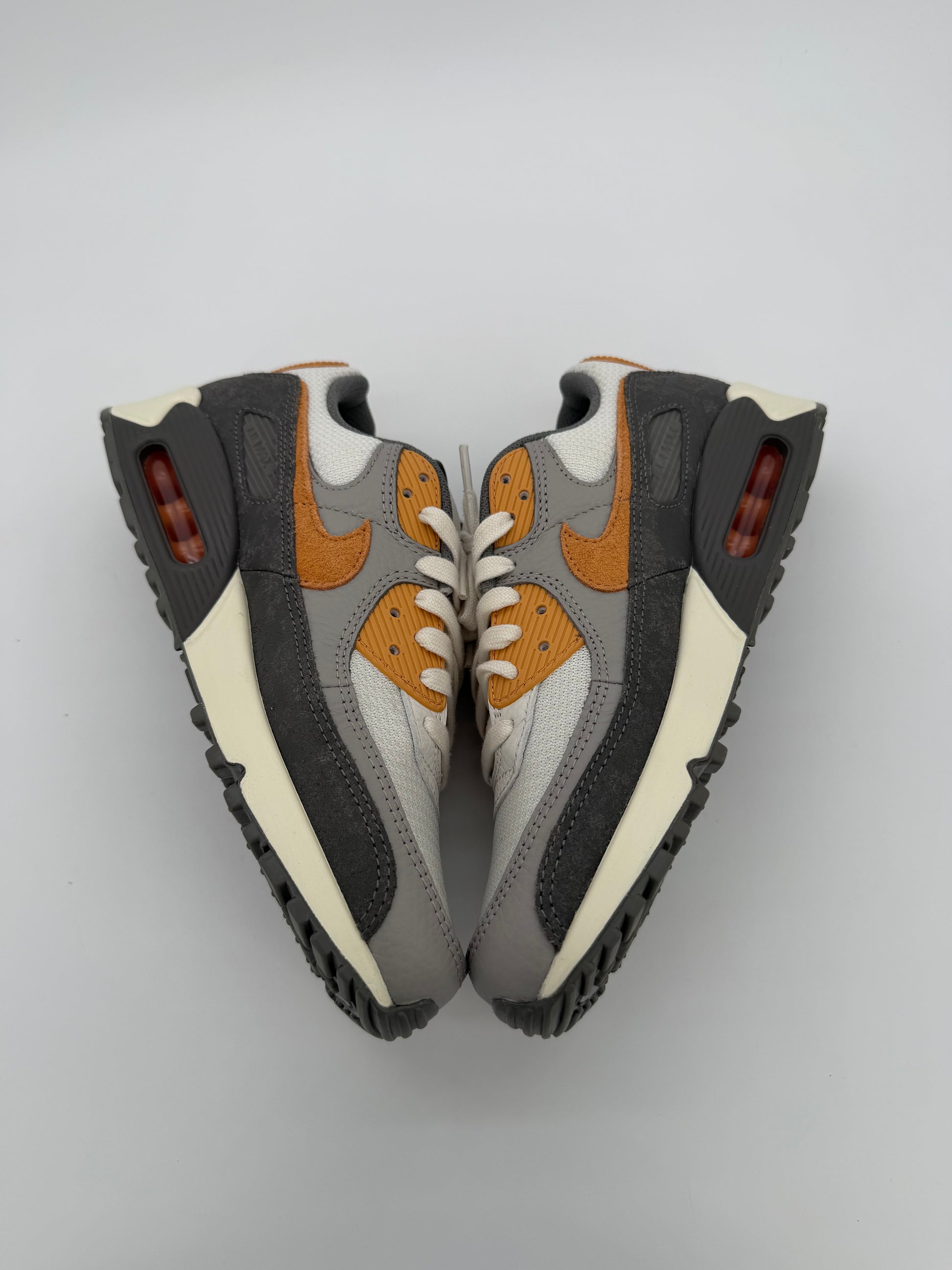 Nike Air Max 90 Premium Flat Pewter College Grey Phantom Copper Moon