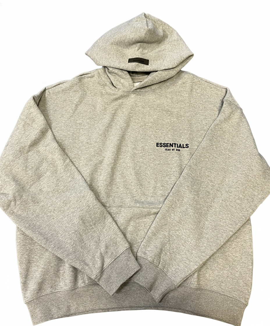 Essentials hoodie dark oatmeal