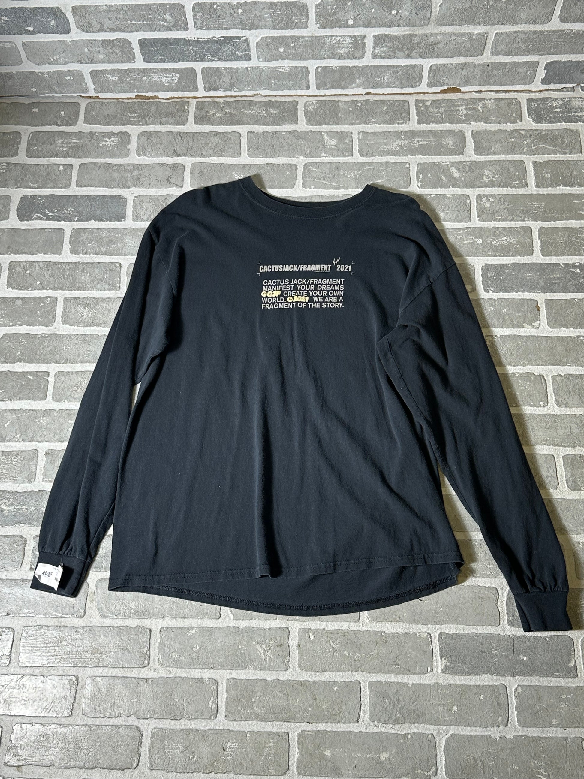 Fragment Log Sleeve Shirt Black