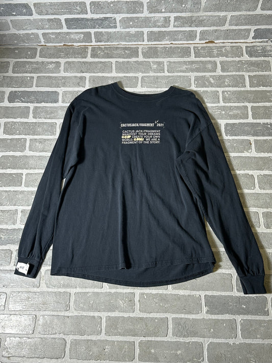 Fragment Log Sleeve Shirt Black