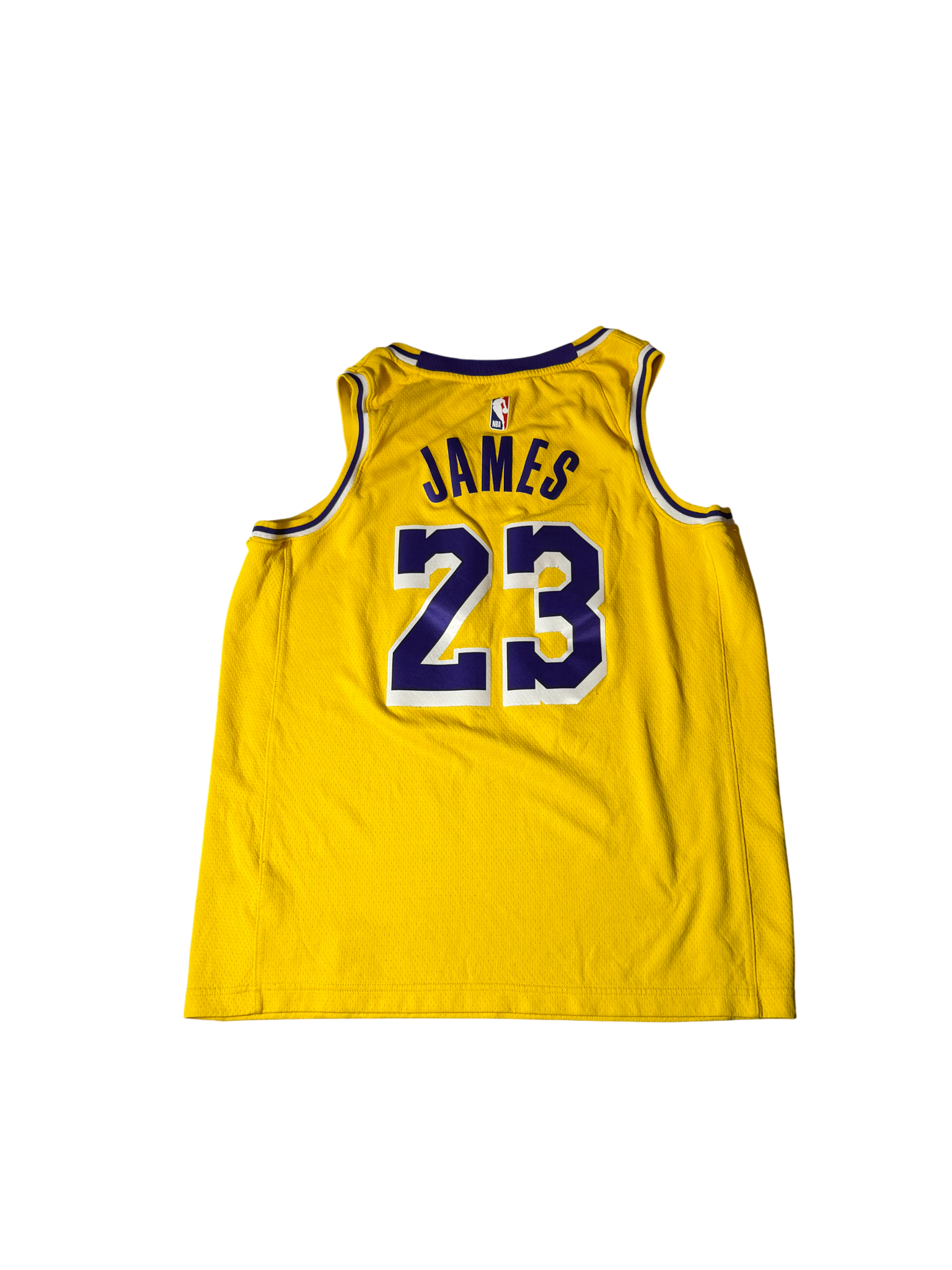 Nike LBJ Lakers Jersey Yellow/Purple