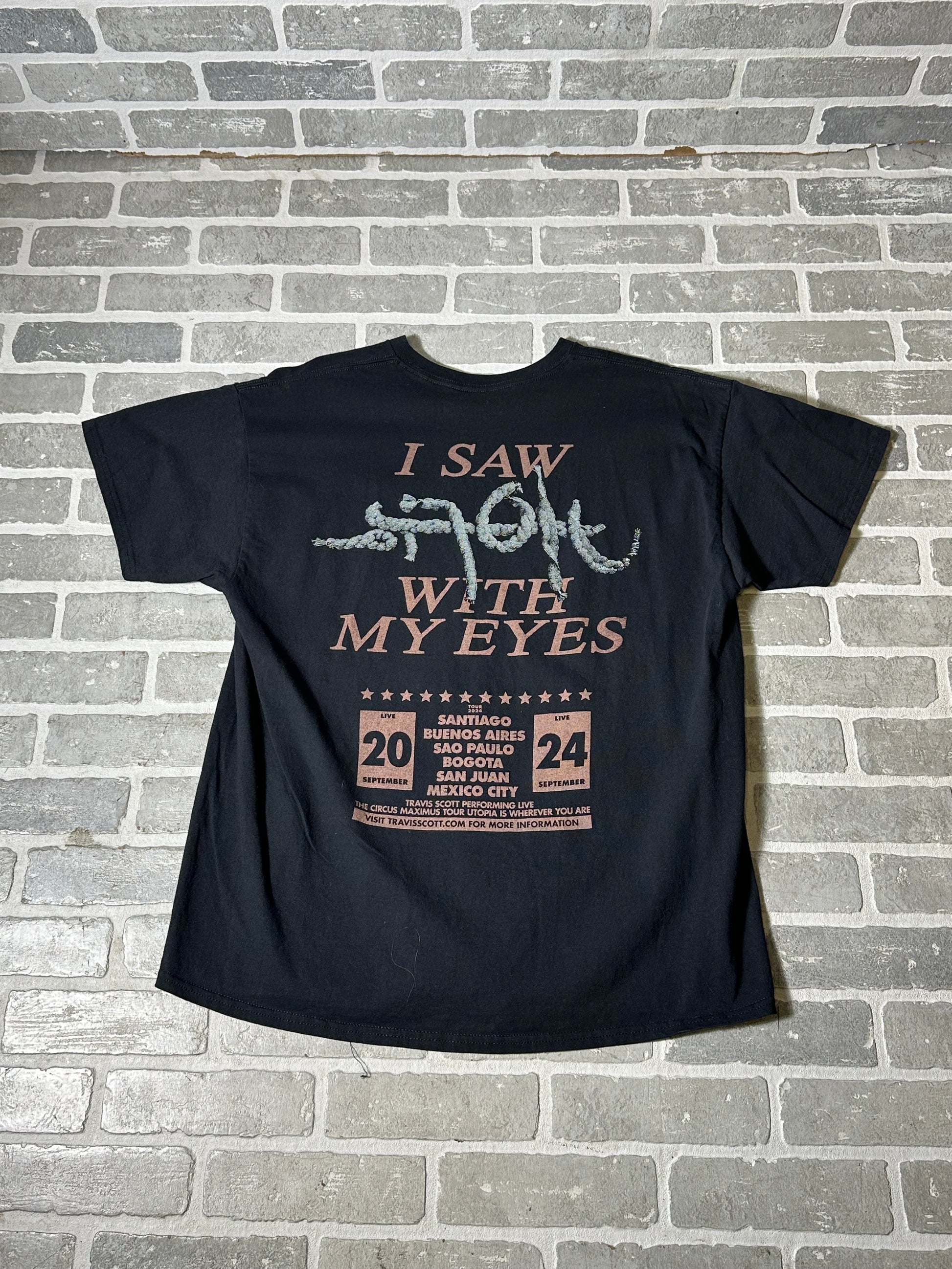 Utopia Tour T Shirt U Flames Black