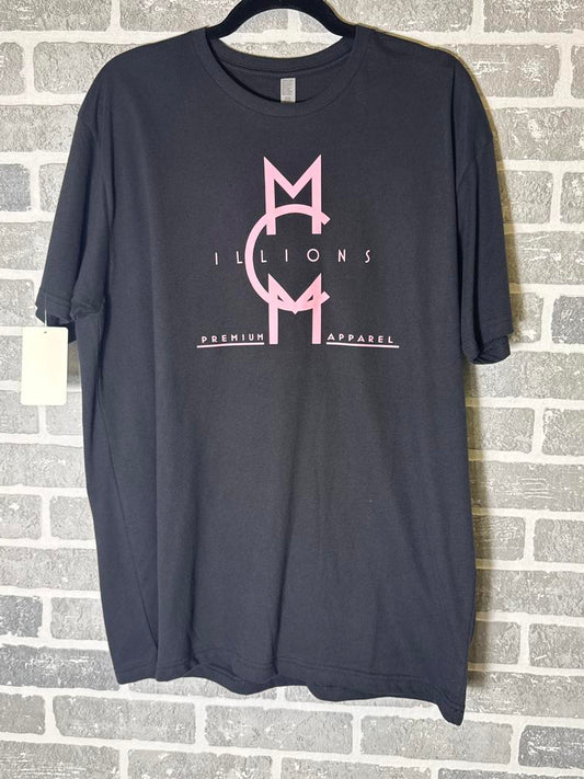 McMillions T-shirt Black/Pink Logo