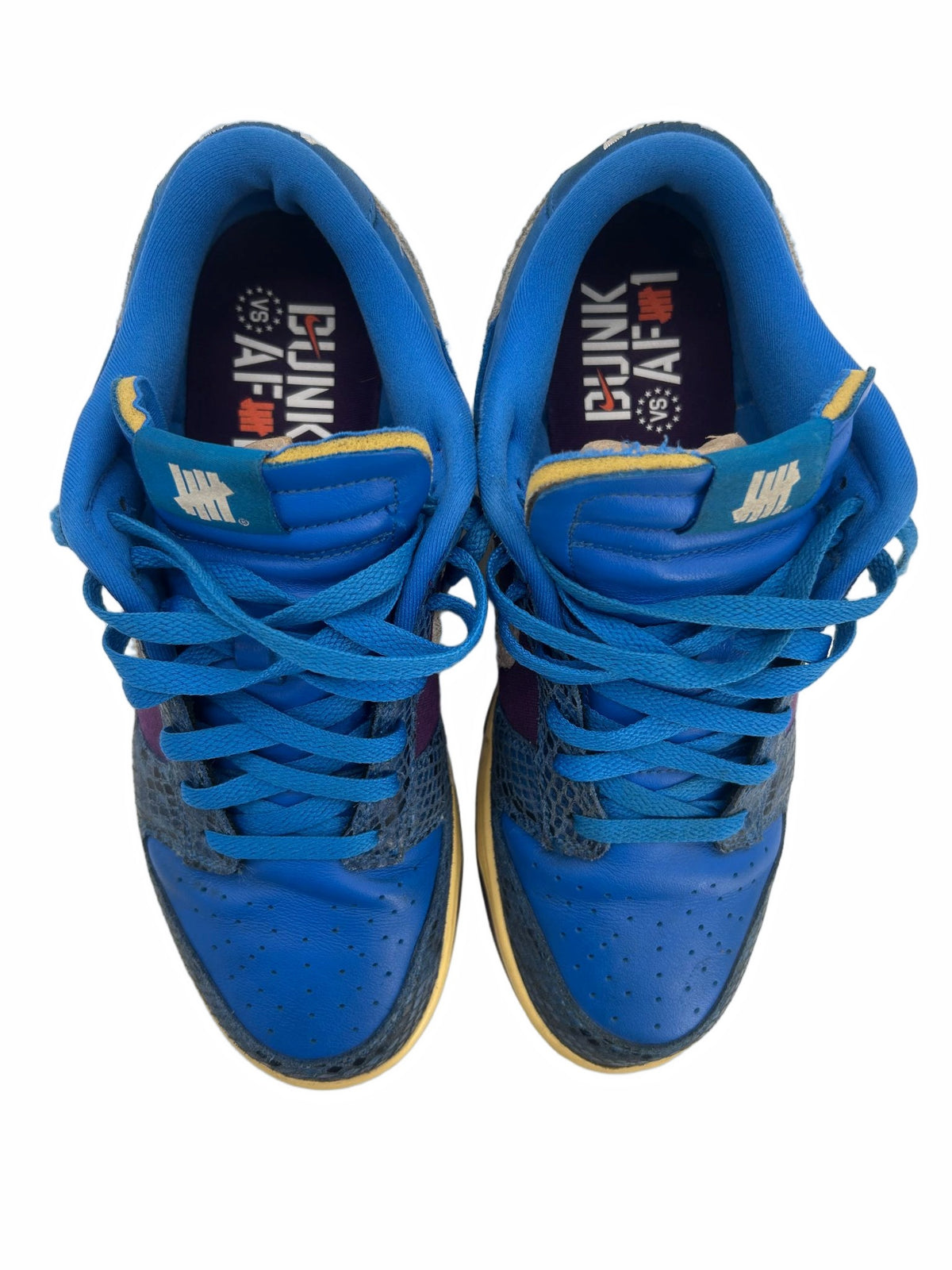 Nike Dunk Low Undefeated 5 On It Dunk vs. AF1
