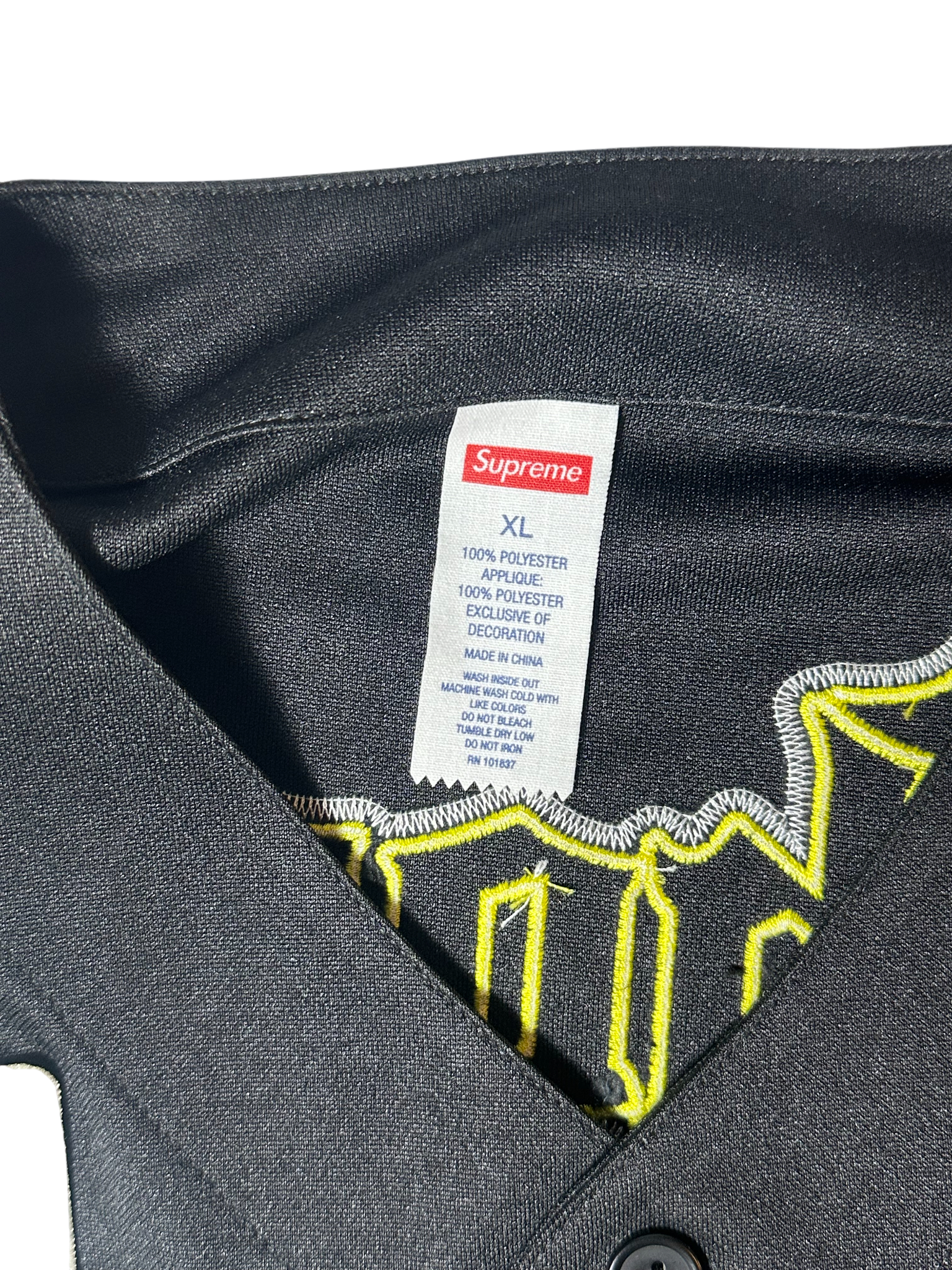 Supreme Chosen One Baseball Jersey Black