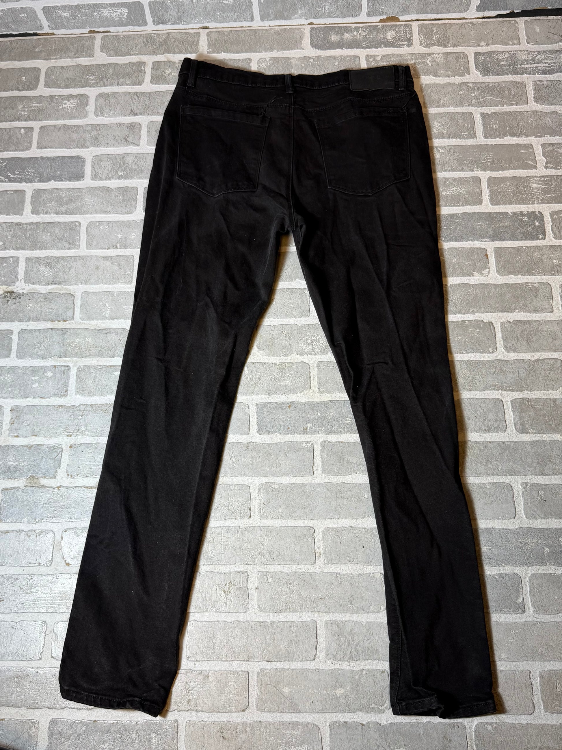 R+A SKINNY JEAN BLACK LOGO