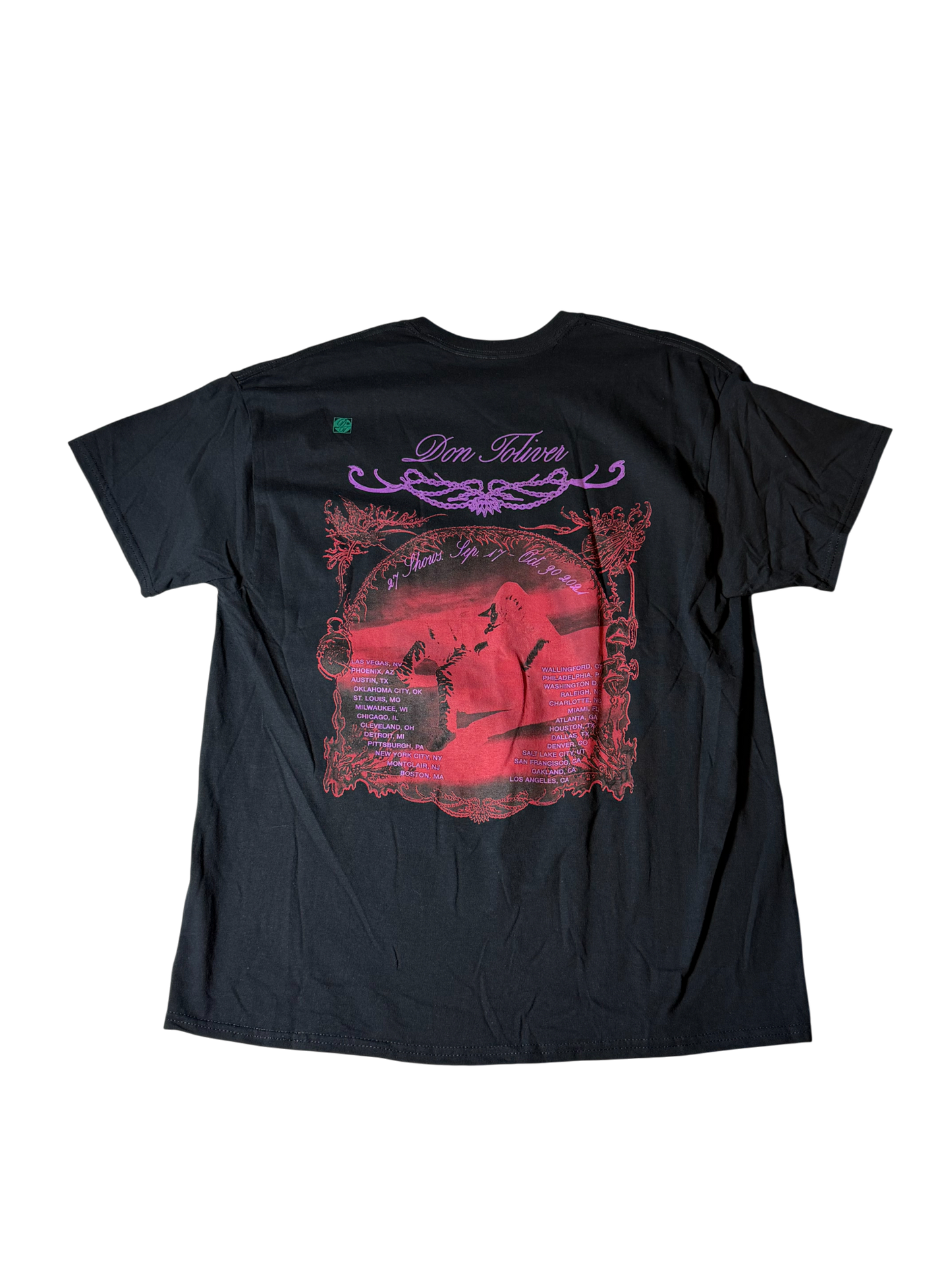 Don Tolliver T Shirt Black/Purple