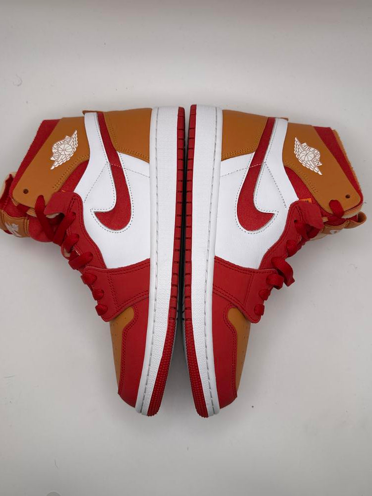 Jordan 1 High Zoom Air CMFT Fire Red Hot Curry (Women's)