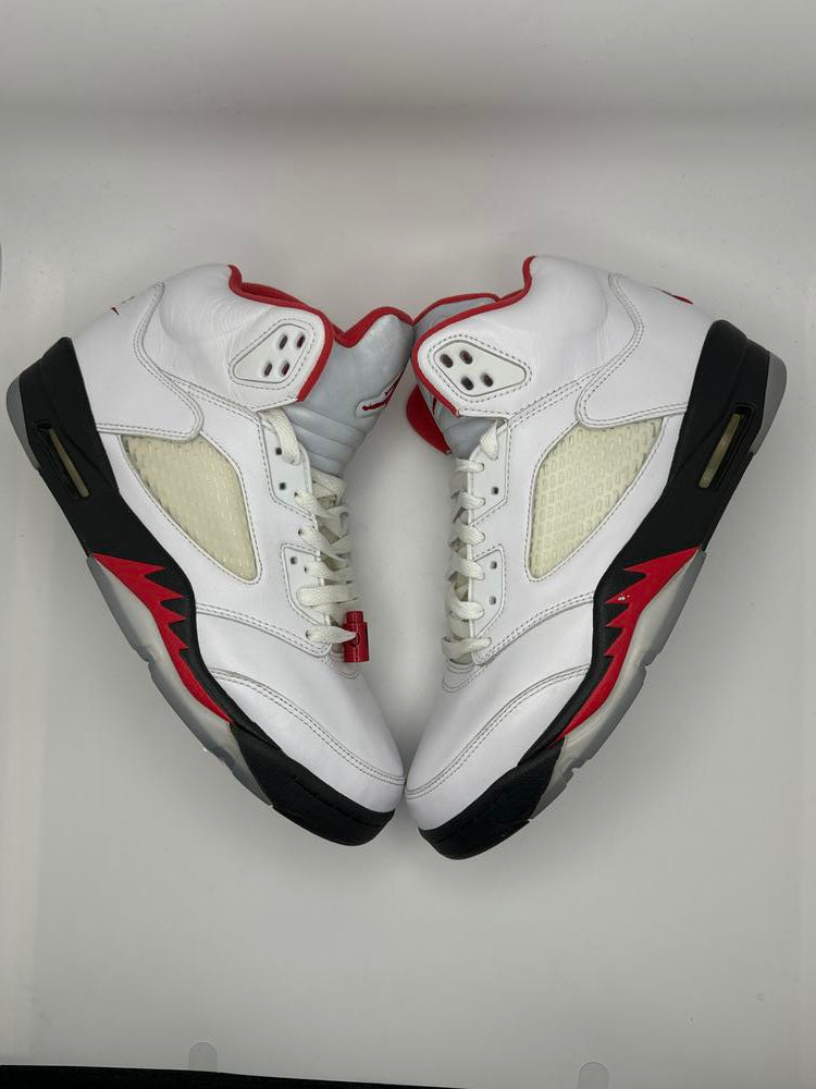 Jordan 5 Retro Fire Red Silver Tongue (2020)