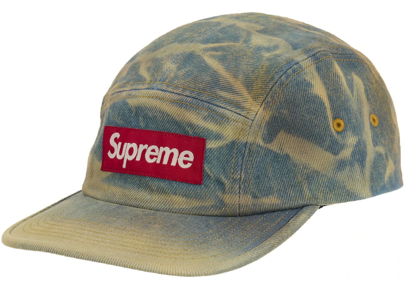 Supreme Denim Camp Cap (FW25) Washed Indigo
