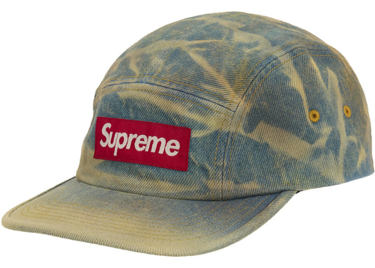 Supreme Denim Camp Cap (FW25) Washed Indigo