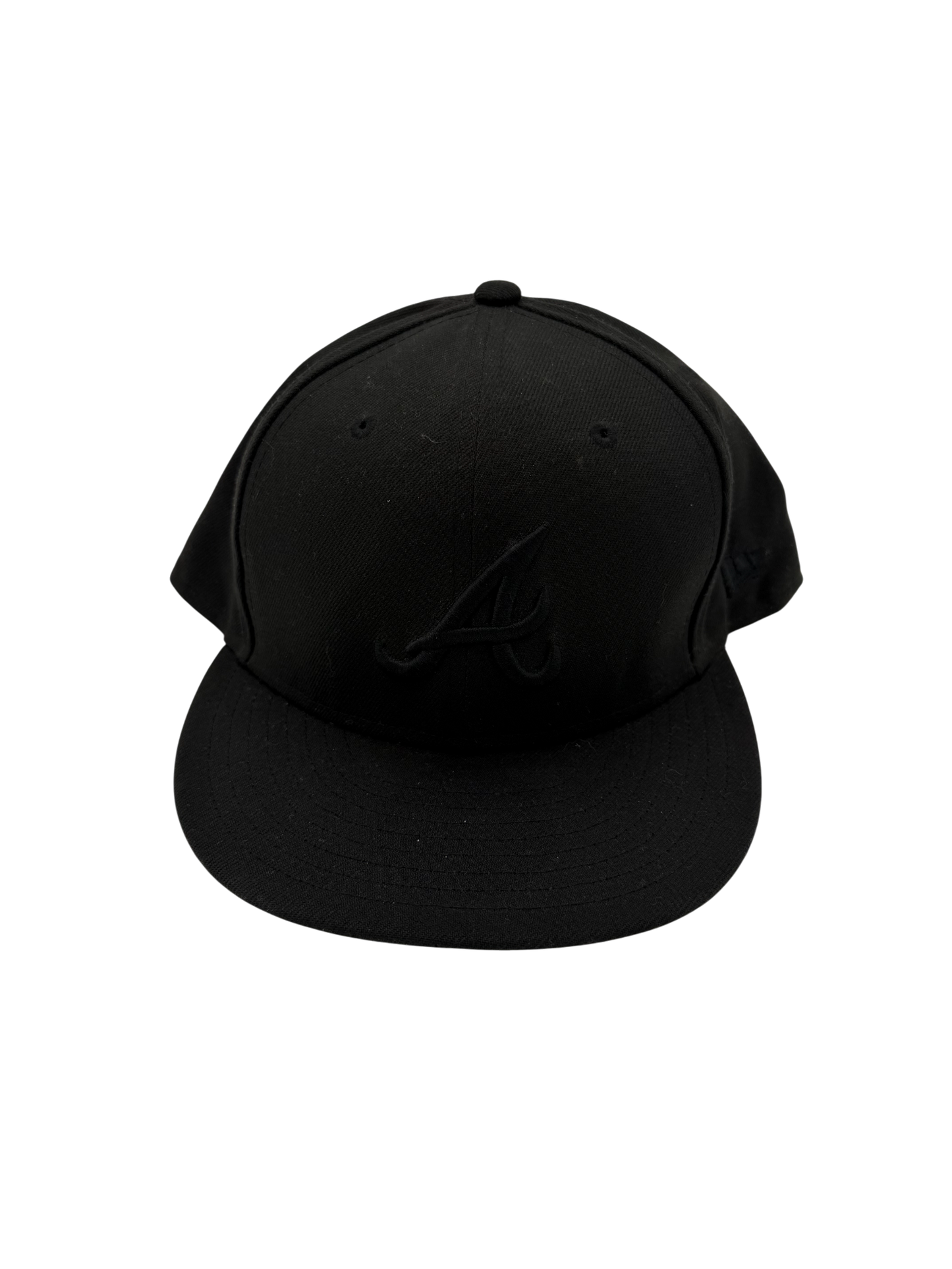 New Era ATL Braves All Black Fitted