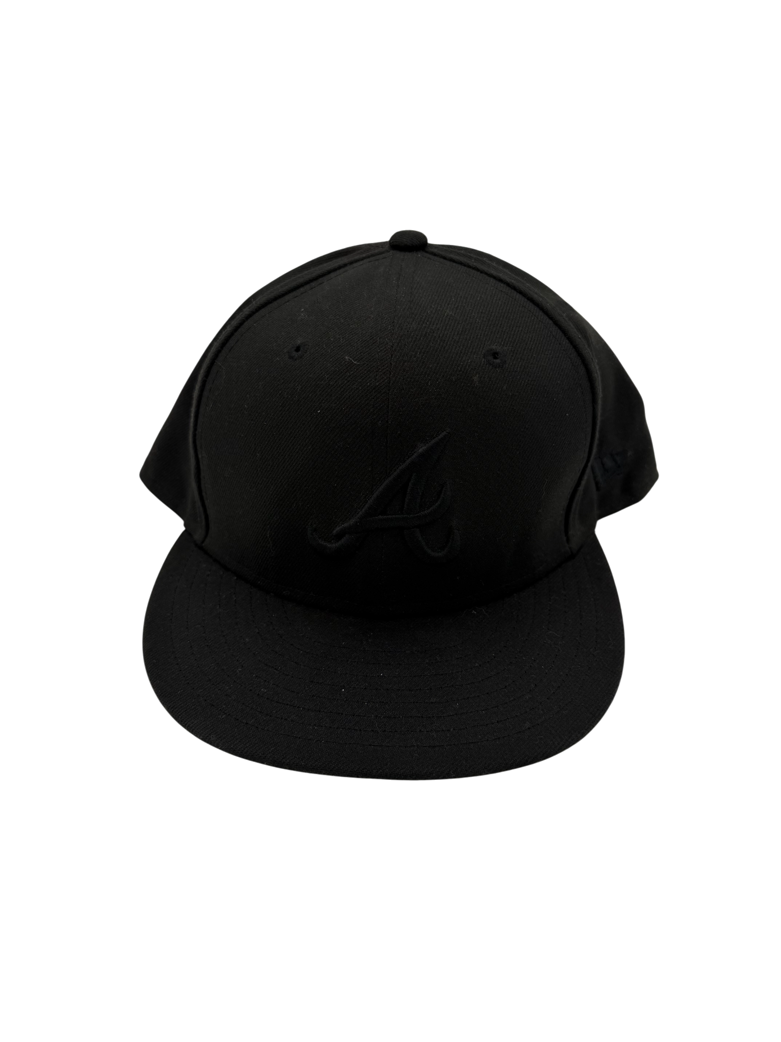 New Era ATL Braves All Black Fitted