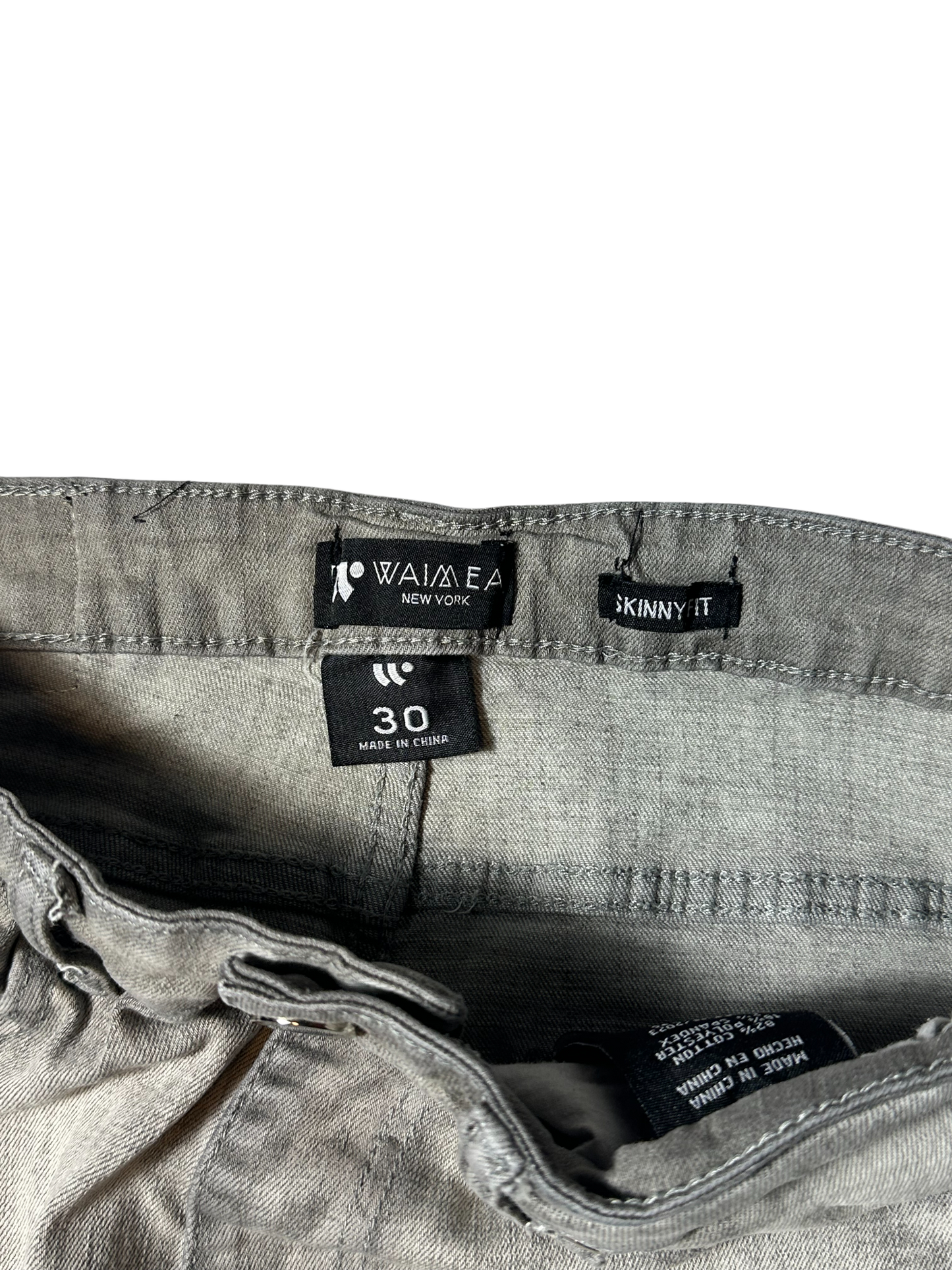 Waimea grey ripped jeans[skinny]