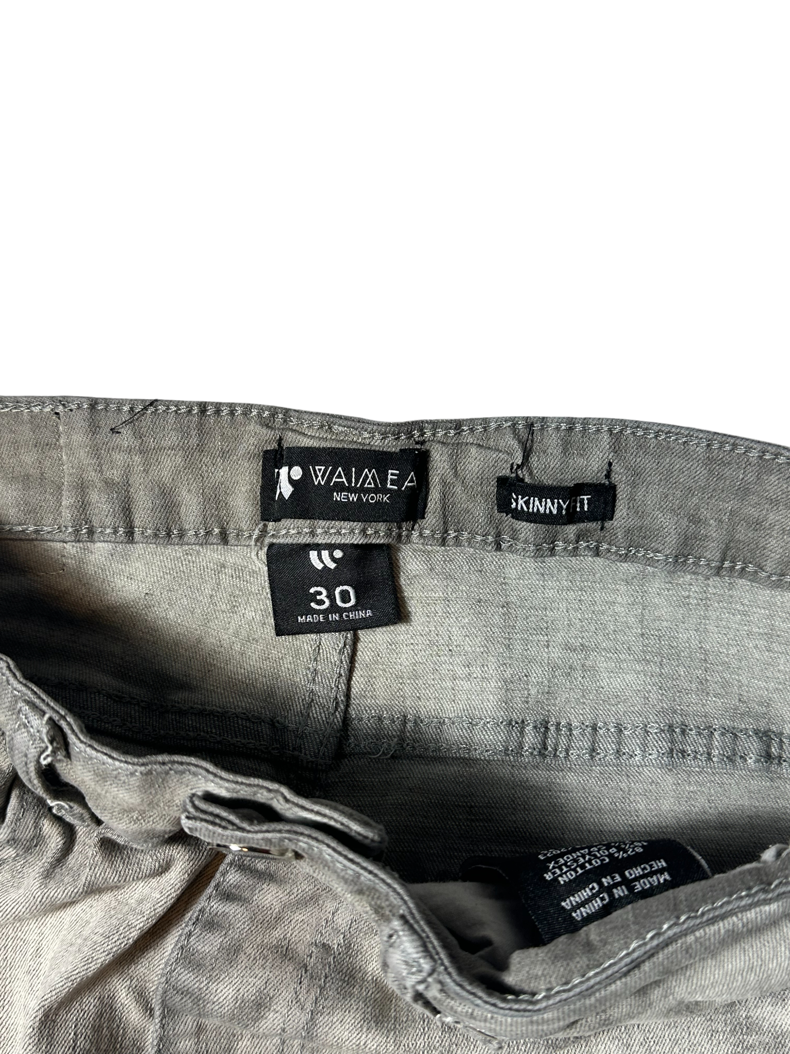 Waimea grey ripped jeans[skinny]