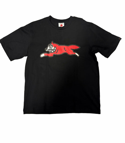 Running Dog Tee Orange Stripe