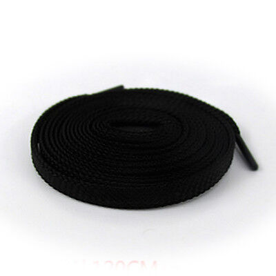 Flat Shoelaces Black 54"